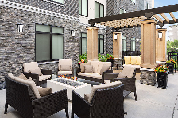 Residence Inn by Marriott - Outdoor Patio with Fireplace