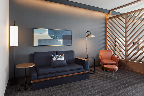 Courtyard by Marriott - Guest Room Living Space